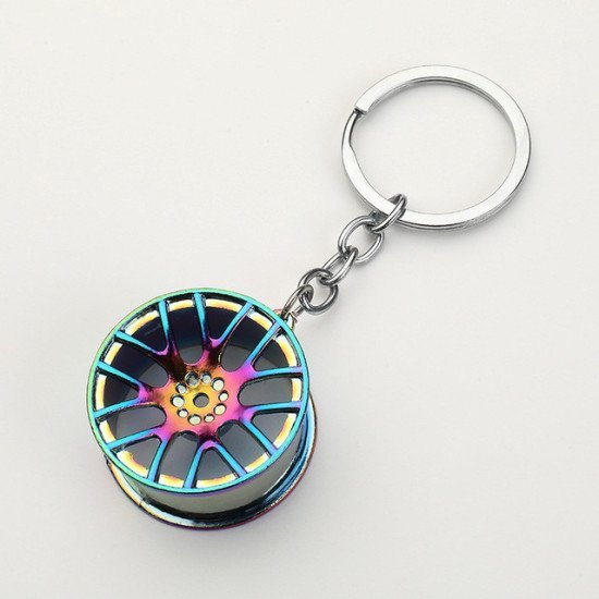 Sterling Rim Key Chains 