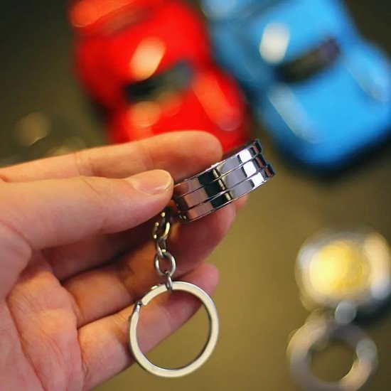 Sterling Rim Key Chains 