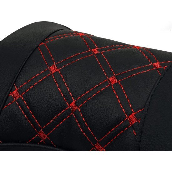 Car Neck Leather Pillows Pack of 2 – Black & Red | Universal Fit PU Leather Car Head Rest Cushion Car Neck Leather Pillows Pack of 2 – Black & Red | Universal Fit PU Leather Car Head Rest Cushion