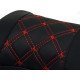 Car Neck Leather Pillows Pack of 2 – Black & Red | Universal Fit PU Leather Car Head Rest Cushion Car Neck Leather Pillows Pack of 2 – Black & Red | Universal Fit PU Leather Car Head Rest Cushion