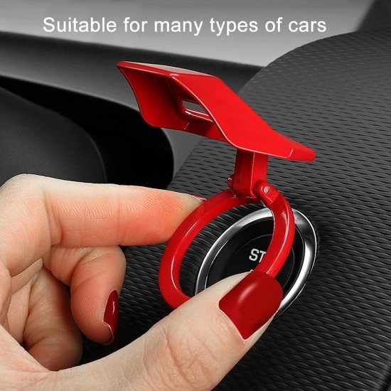 Turbo Car Engine Start Stop Button Flip Covers - Universal Fit (4 Colors) Turbo Car Engine Start Stop Button Flip Covers - Universal Fit (4 Colors)