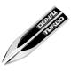 Turbo 3D Metal Emblems Pair - Universal Fit (2 colors) 