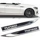 Turbo 3D Metal Emblems Pair - Universal Fit (2 colors) 