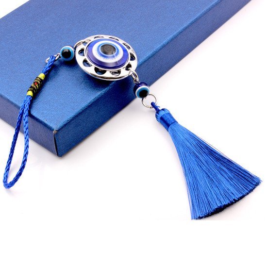 Turkish Evil Eye Heart & Round Pendant for Car & Home Décor (2 Styles)