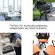 Ergonomic Memory Foam Lumber Support With Car Seat Cushion - Mesh Fabric (Black)