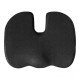 U Shape Ergonomic Memory Foam  Car Seat Cushion - Mesh Fabric (Black)