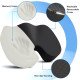 Ergonomic Memory Foam Lumber Support With Car Seat Cushion - Mesh Fabric (Black)
