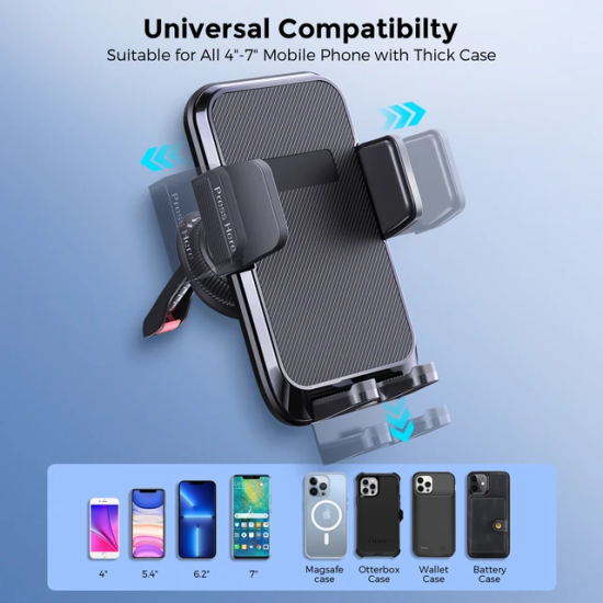 Car Air Vent Phone Holder with New Lock Clip Upgrade Car Air Vent Phone Holder with New Lock Clip Upgrade
