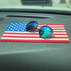 U.S.A. Flag Anti-Skid Car Dashboard Mat - Non Slip Silicone U.S.A. Flag Anti-Skid Car Dashboard Mat - Non Slip Silicone