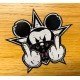 Angry Mickey Car Windshield Decal