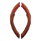 Tan Brown Suede Fabric Steering Wheel Cover - Universal Fit 