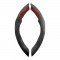 Suede Fabric Steering Wheel Cover - Universal Fit (Grey)