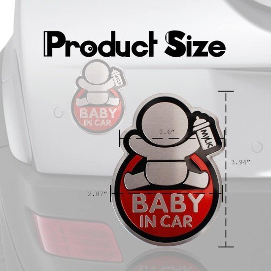 Baby on Board Weatherproof Aluminum Emblem Baby on Board Weatherproof Aluminum Emblem