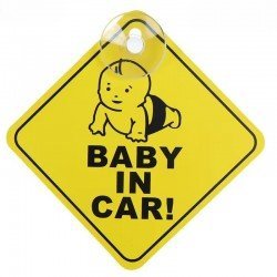 Baby on Board Car Rear Windshield Signs