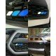 Tri Color Front Grille Badge Emblem Blue & Orange Universal Fit – ABS & Metal Tri Color Front Grille Badge Emblem Blue & Orange Universal Fit – ABS & Metal