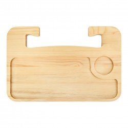 Bamboo Car Steering Wheel Tray