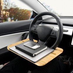 Bamboo Car Steering Wheel Tray Bamboo Car Steering Wheel Tray