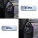Black Panther Car Engine Start Stop Button Flip Covers - Universal Fit (Black)