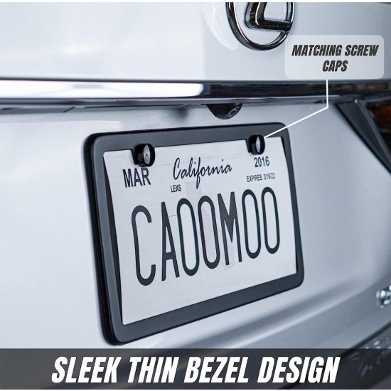Premium License Plate Frames (North America) - Set of 2 Premium License Plate Frames (North America) - Set of 2