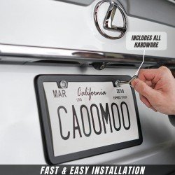 Premium License Plate Frames (North America) - Set of 2 Premium License Plate Frames (North America) - Set of 2