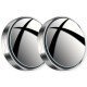 Blind Spot Rear View Convex Mirror -360° Adjustable (Pack of 2) in Chrome & Black Color Blind Spot Rear View Convex Mirror -360° Adjustable (Pack of 2) in Chrome & Black Color