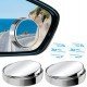 Blind Spot Rear View Convex Mirror -360° Adjustable (Pack of 2) in Chrome & Black Color Blind Spot Rear View Convex Mirror -360° Adjustable (Pack of 2) in Chrome & Black Color