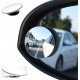 Frameless Blind Spot Rear View Convex Mirror -360° Adjustable & Anti Scratch (Pack of 2) Frameless Blind Spot Rear View Convex Mirror -360° Adjustable & Anti Scratch (Pack of 2)