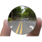 Frameless Blind Spot Rear View Convex Mirror -360° Adjustable & Anti Scratch (Pack of 2)