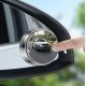 Blind Spot Rear View Convex Mirror -360° Adjustable (Pack of 2) in Chrome & Black Color Blind Spot Rear View Convex Mirror -360° Adjustable (Pack of 2) in Chrome & Black Color