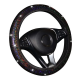 Sparkling Black Bling Steering Wheel Cover Universal Fit – Stretch Fit Sparkling Black Bling Steering Wheel Cover Universal Fit – Stretch Fit