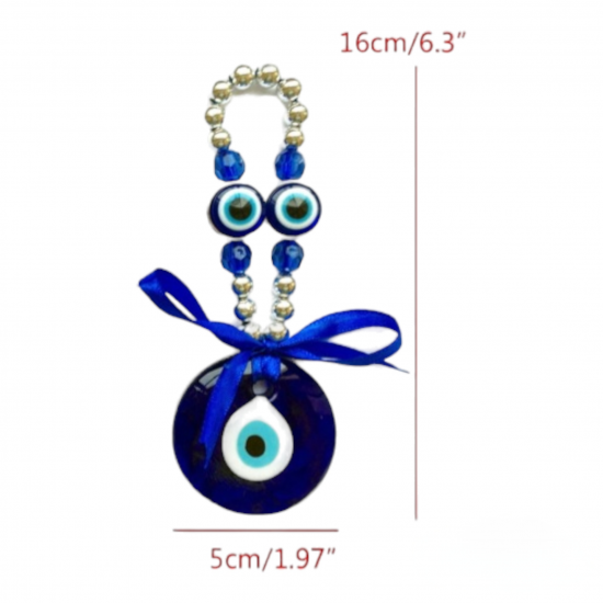 Blue Turkish Evil Eye Lucky Car Pendant & Home Hanging