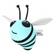 Cute Bee Car Air Vent Freshener Clips - Pack of 2 Cute Bee Car Air Vent Freshener Clips - Pack of 2