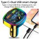 Bluetooth FM Transmitter, 3.1Amp PD Car Fast Charger