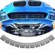 Front Bumper Anti Scratch Scrape Guards 8 Pcs Set Universal Fit – Rubber Front Bumper Anti Scratch Scrape Guards 8 Pcs Set Universal Fit – Rubber