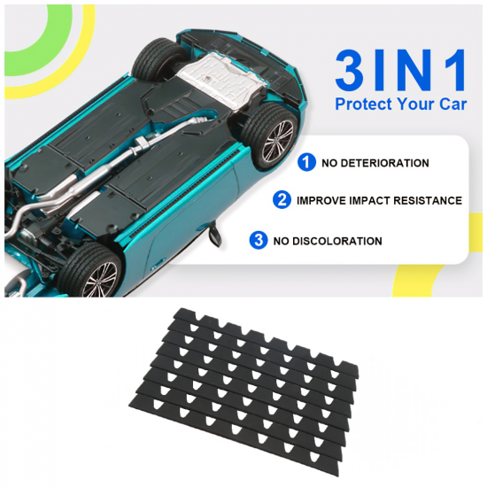 Front Bumper Anti Scratch Scrape Guards 8 Pcs Set Universal Fit – Rubber Front Bumper Anti Scratch Scrape Guards 8 Pcs Set Universal Fit – Rubber