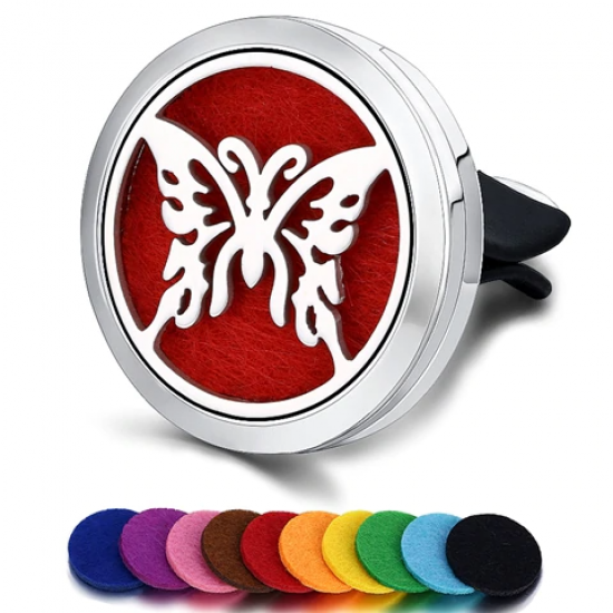 Designer Car Air Vent Freshener Clips with Scent Pads