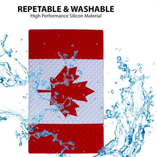 Canadian Flag Anti-Skid Car Dashboard Mat - Non Slip Silicone Canadian Flag Anti-Skid Car Dashboard Mat - Non Slip Silicone