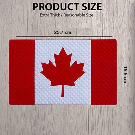 Canadian Flag Anti-Skid Car Dashboard Mat - Non Slip Silicone Canadian Flag Anti-Skid Car Dashboard Mat - Non Slip Silicone
