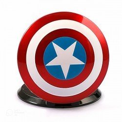 Captain America Shield Car Engine Start Stop Button Flip Cover | Universal Fit