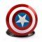 Captain America Shield Car Engine Start Stop Button Flip Cover | Universal Fit