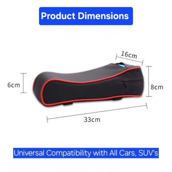 2 In 1 Car Armrest Leather Cushion with Built-In Tissue Holder (3 colors) 2 In 1 Car Armrest Leather Cushion with Built-In Tissue Holder (3 colors)