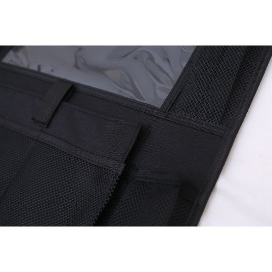 Car Back Seat Organizer with Zipper Pocket – 600D Oxford Material