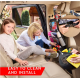 Car Back Seat Organizer - 8 Open Pockets (Oxford Material)