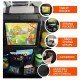 Car Back Seat Organizer with Zipper Pocket – 600D Oxford Material