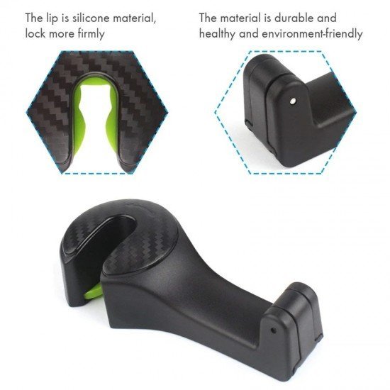2 In 1 Car Headrest Hooks & Phone Holder 2 In 1 Car Headrest Hooks & Phone Holder