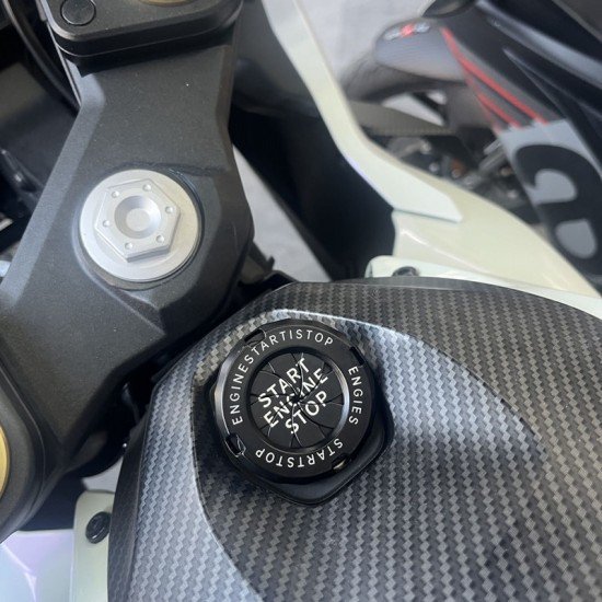 Car Engine Start Stop Button Rotary Covers - Universal Fit (3 Colors)