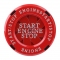 Car Engine Start Stop Button Rotary Covers - Universal Fit (3 Colors)