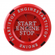 Car Engine Start Stop Button Rotary Covers - Universal Fit (3 Colors)
