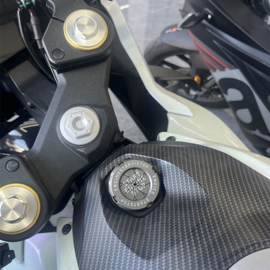 Car Engine Start Stop Button Rotary Covers - Universal Fit (3 Colors)