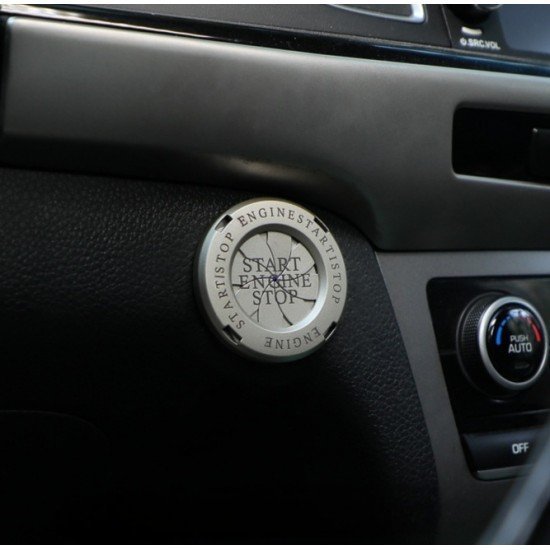 Car Engine Start Stop Button Rotary Covers - Universal Fit (3 Colors)